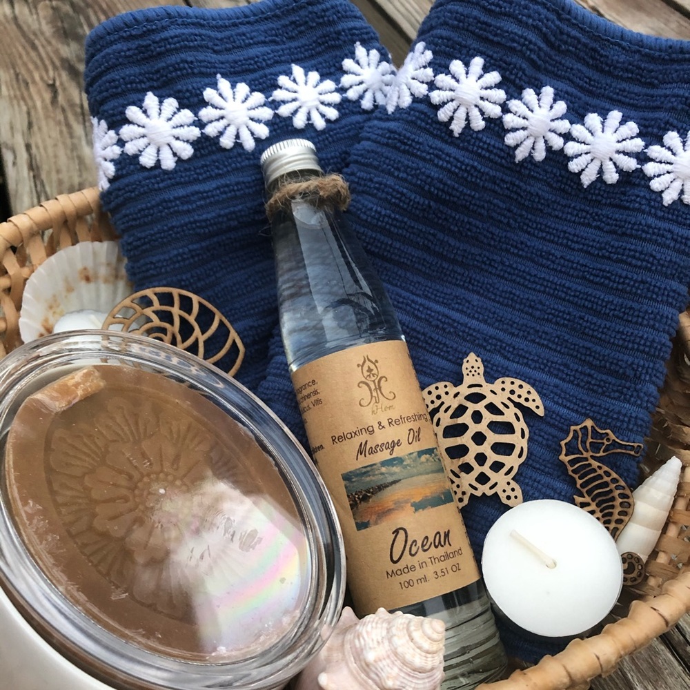 Ocean Theme Gift Basket